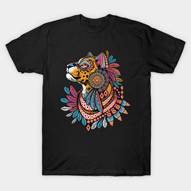 mayan jaguar T-Shirt by PaperHead